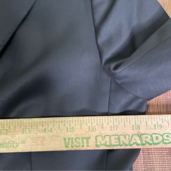 J.‎ Crew Two Button Jacket Blazer in Super 120s Wool Size 8 Black 23346 - Picture 8 of 11